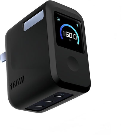 Charger Case Compatible with Anker GaNPrime 160W, for Silicone Protection & Portable Cover (Black)