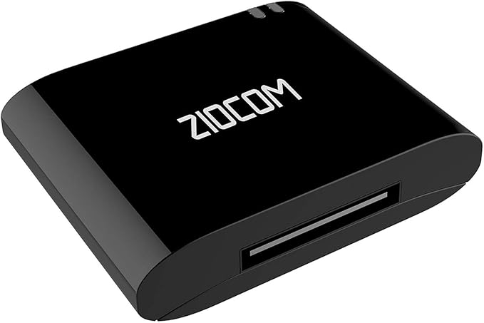 ZIOCOM [Upgrade] 30 Pin Bluetooth Adapter Audio Receiver for Bose iPod iPhone SoundDock and Other 30 Pin Dock Speakers, Upgrade Old SoundDock with 30 Pin Connector, Not for Any Cars or Motorcycles
