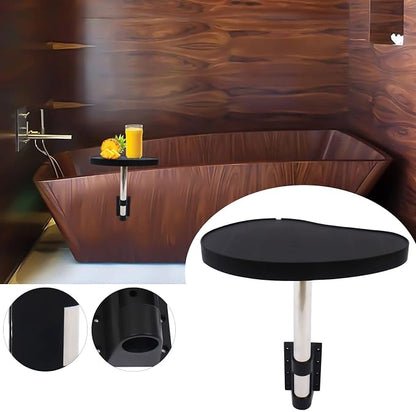 Swim Pool Bathtub Side Table Tray Accessories Leisure Spa Caddy, 360° Rotation Hot Tub Side Table Tray Shelf Poolside Towels Drink Holder Cup Phone Storage Organizer Swimming Pool Accessories