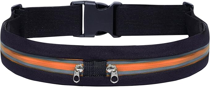 Running Belt Fanny Packs for women and men,Belt Bag for Hiking Cycling Workout,Reflective Fanny Packs for Men Runners Belt Compatible with iPhone13,12 pro,Travelling Money Phone Holder for Running