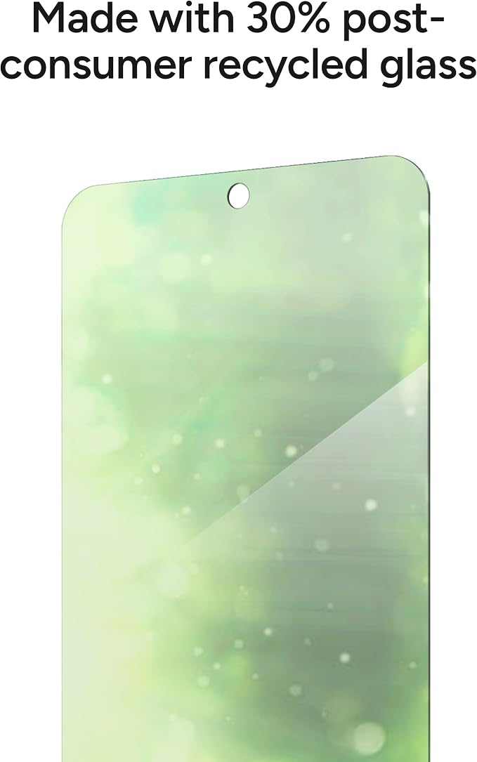 ZAGG Glass XTR4 Samsung Galaxy S25/ S24 Screen Protector - Tempered Glass, 11X Stronger with Graphene, Blue Light Filtering, Anti-Reflective Technology, InvisibleShield, Easy Dust-Free Installation