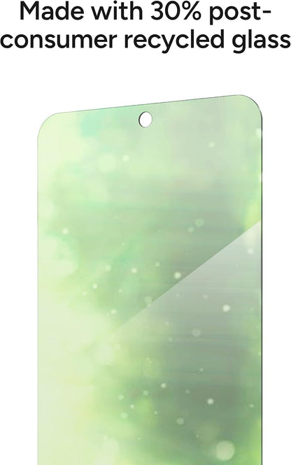 ZAGG Glass XTR4 Samsung Galaxy S25/ S24 Screen Protector - Tempered Glass, 11X Stronger with Graphene, Blue Light Filtering, Anti-Reflective Technology, InvisibleShield, Easy Dust-Free Installation