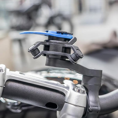 Quad Lock Motorcycle Handlebar Mount Kit with Vibration Dampener and MAG Phone Case for iPhone 16
