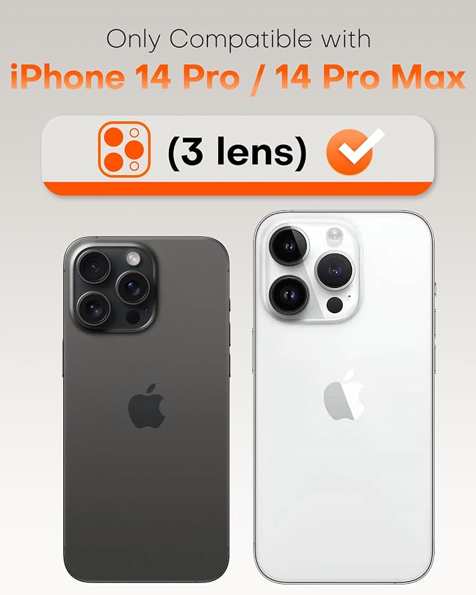 TOCOL for iPhone 14 Pro Max Camera Lens Protector/iPhone 14 Pro Camera Lens Protector Tempered Glass HD Individual Scratch Resistant Cover Accessories Case Friendly 2 Pack（Alpine Green）