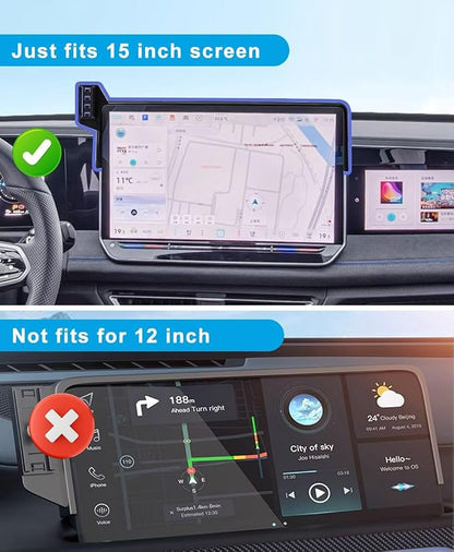 Car Phone Holder for 2025 VW/Volkswagen Tiguan Accessories Dash Mount Cell Phone Holder for 2025 Tiguan for Most Smartphones(15inch Screen)