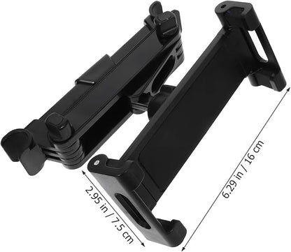 Car Headrest Tablet Mount Adjustable Phone Holder for Backseat Use Compatible Tablets and Phones Material Non- Design for Usage for Travel and Entertainment
