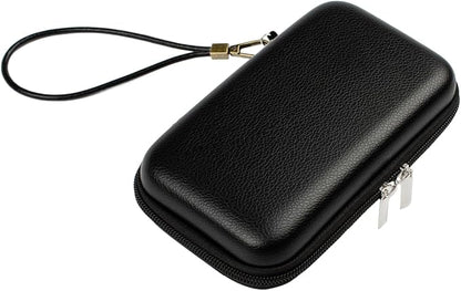Portable Travel Organizer Case, Waterproof Hard Shell Electronics Carrying Case for Small Tech Gear, 7.1x3.9 inch Black - Fits in Purse, Ideal for Commute, Business Trips & Travel (Case Only)
