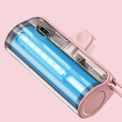 USB C Quick Charging 21700Battery Holder Battery Storage Box Not Welding Required Easy Swap for Type C Devices Phones