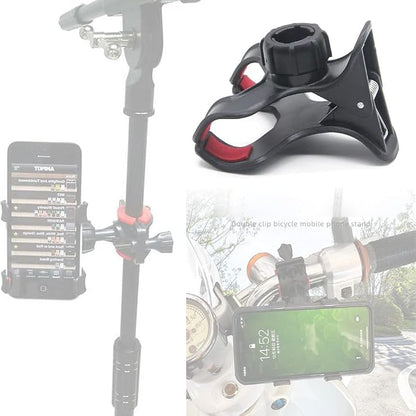 3 Pack Gooseneck Clamp Replacement Phone Holder Clip Universal 17mm Ball Mount Joint Socket for Flexible Long Arm Hose Stand Cellphone Bracket Table Bed Desk Car Bicycle Handelbar Ring Light