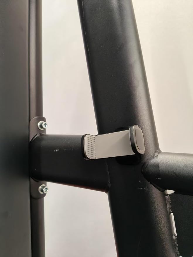 Magnetic Phone Mount for Gym/Forklift/Tractors/Heavy Equipment (Gray)