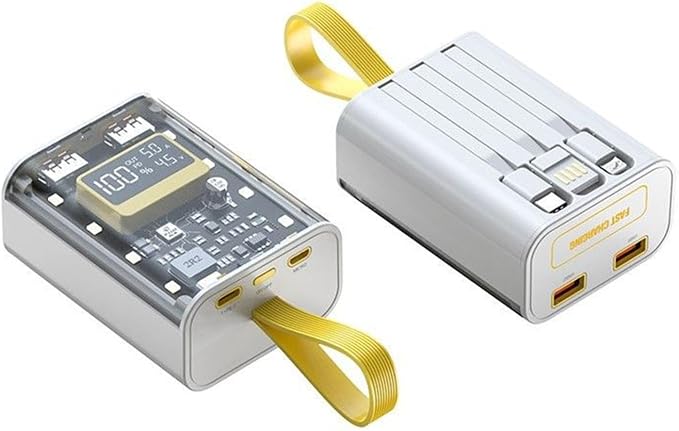 ZEZEFUFU DIY Power Bank Battery Box Dual USB Charging Power Bank Case with LCD Display for 18650 Battery Accessory