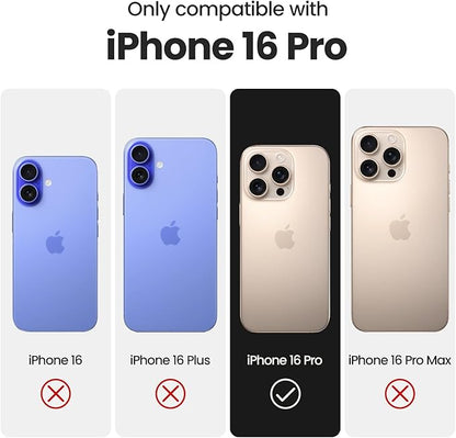 FireNova Designed for iPhone 16 Pro Case, Silicone Upgraded [Camera Protection] Phone Case, Soft Anti-Scratch Microfiber Lining Inside, 2024, Alpine Green