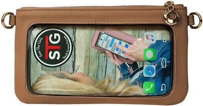 Save the Girls Cell Phone Purse - Touch Screen Women’s Crossbody Bag - Clutch Purses for Women (Bella) | Touch Screen, for Women