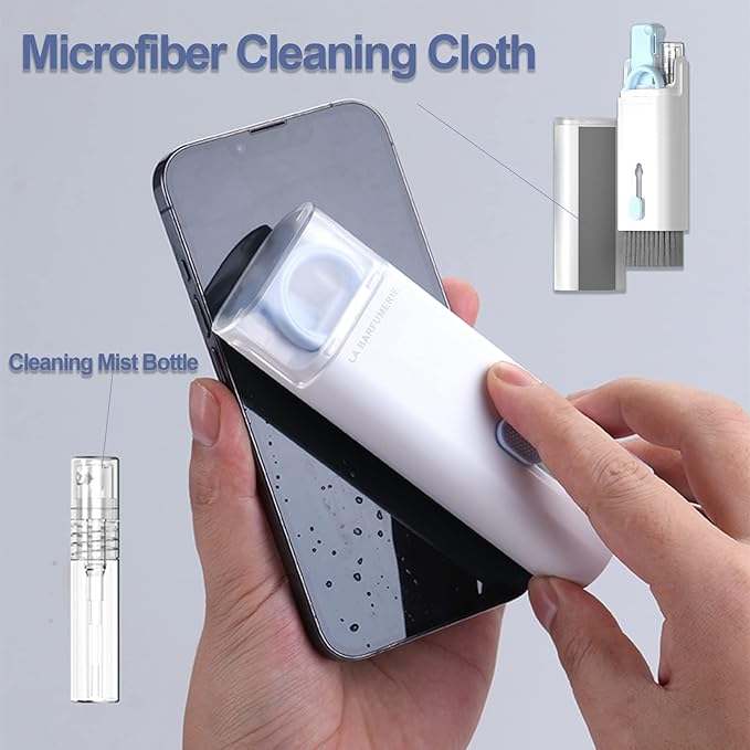 Electronics Cleaner Kit. Keyboard Brush, Airpod Cleaning Tool, Phone Screen Cleaner. for Computers, MacBooks, Laptops, Airpods Pro, Headphones.（Dark Green）