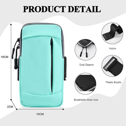 Phone Holder for Running Armband Women Men Kids Arm Bag,Armband Cell Phone Holder for iPhone 15 14 13 12 11 Pro Max Xs Xr X 8 7 6 Plus SE Mini Galaxy Ultra S24 Note Sports Gym Arm Band Pouch