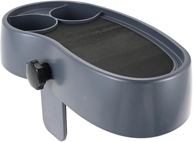 Hot Tub Tray, Adjustable Aboveground Bathtub Tray with 2 Cup Holder, Spa with Wall Thickness of 3.5'' to 7.5'', Nonslip Hot Tub Table Tray Accessories Shelf Drinks Snacks Phone Holder for Spa Bathtub
