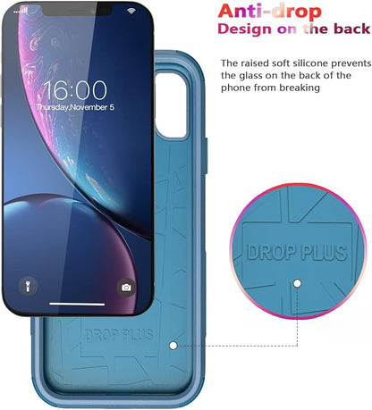 Diverbox for iPhone Xr Case [Shockproof] [Dropproof] [Dust-Proof],Heavy Duty Protection Phone Case Cover for Apple iPhone XR