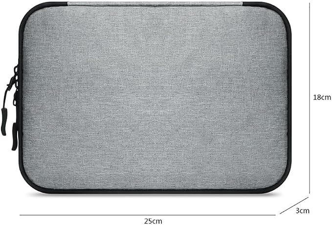 Travel Cable Organizer Pouch Portable Electronic Bag Cases Large Capacity Charger Storage Bags Waterproof Charging Cable Bag Big Tech Accessories Pouch with Zipper for Business Trip Grey
