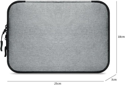 Travel Cable Organizer Pouch Portable Electronic Bag Cases Large Capacity Charger Storage Bags Waterproof Charging Cable Bag Big Tech Accessories Pouch with Zipper for Business Trip Grey
