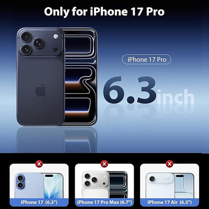 Battery Case for iPhone 17 Pro,Upgraded 10000mAh High Capacity Rechargeable Portable Extended Charger Case Wireless Charging Compatible with iPhone 17 Pro(6.3 inch) Charging Cover & Carplay (Black)