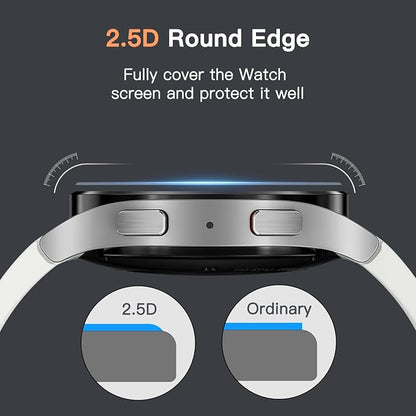JETech Screen Protector for Samsung Galaxy Watch FE/5/4 40mm, 3-Pack | Tempered Glass Protection, HD Clear, Anti-Scratch Design