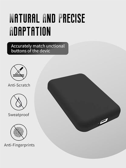 Case for Apple iPhone Magsafe Battery Pack (Model: A2384), Flexible TPU Shockproof Cover Lightweight Easy to Install (Black)