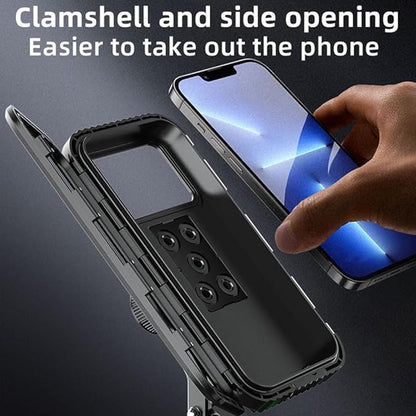 Detachable Motorcycle Waterproof Phone Holder Bike Phone Mount (with Hanging Rope) ，Base for iPhone Series and More 4.0" – 7.0" Cellphone (Handlebar)