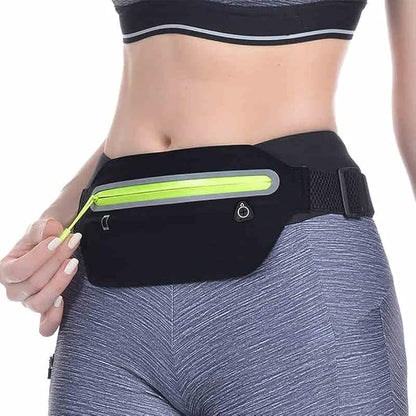 Running Belt,Slim Running Fanny Pack Waterproof Runner Workout Exercise Phone Waist Pack Belt Pouch Bags for Women Men iphone Gym