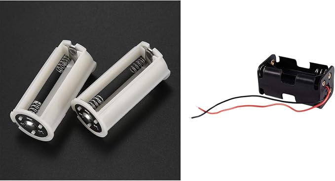 6 Pcs Battery Holder Case Box, 4 X 1.5V AA Battery & 3X 1.5V AA Battery