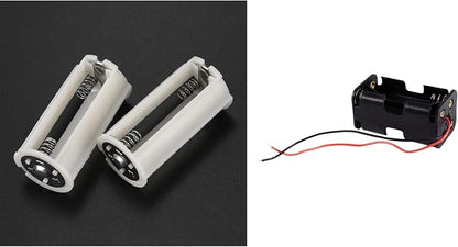 6 Pcs Battery Holder Case Box, 4 X 1.5V AA Battery & 3X 1.5V AA Battery