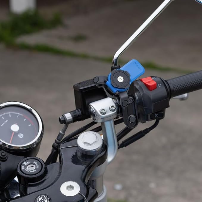 Quad Lock Brake Clutch Motorcycle Phone Mount Kit with Vibration Dampener and MAG Universal Adaptor