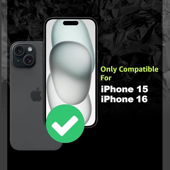 2 Pack for iPhone 15 /iPhone 16 Privacy Screen Protector, Anti Spy 9H Hardness Privacy Tempered Glass with Easy Installation Tool, Anti Scratch, Auto Dust Removal, Drop Resistance