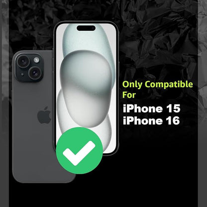 2 Pack for iPhone 15 /iPhone 16 Privacy Screen Protector, Anti Spy 9H Hardness Privacy Tempered Glass with Easy Installation Tool, Anti Scratch, Auto Dust Removal, Drop Resistance