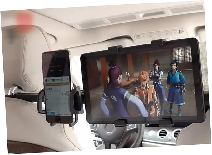 Hemoton Car Phone Mount Vent Holder for Phone Tablet 360° Rotatable Abs Material 7-10in Tablet