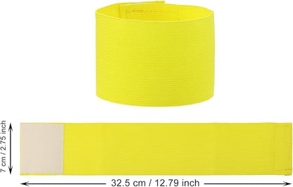 ONLYKXY 3PCS Captain Armbands 7x32.5CM/2.75x12.79inch Adjustable Leader Armband Team Sport Armband for Soccer Basketball Volleyball School Team Competition Coach Players Wrist Arm Bands