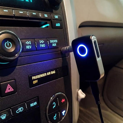 Bluetooth AUX Adapter for Car,3.5mm Wireless Receiver AUX Bluetooth Car Adapter,Hands-Free Call for Cars, Speakers, Stereo Systems and Headphones
