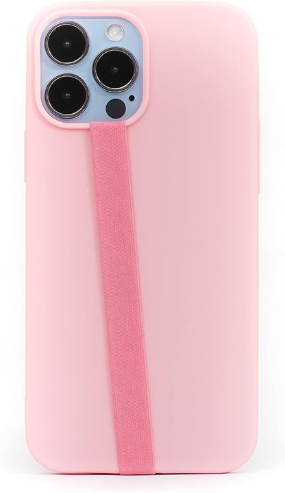 TFY Elastic Phone Strap, Universal Slim Hand Finger Grip, Non-slip Cell Phone Holder, fit Most Smartphones Case - 2 Pieces