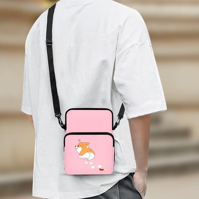 Men's Crossbody Bag, Small Cell Phone Wallet, Women's Shoulder Handbag, Travel Gym Bag