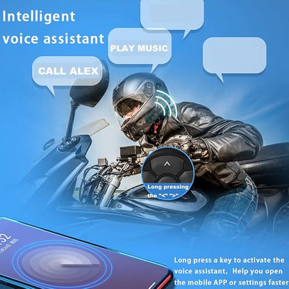 Car Motorcycle Bicycle Wireless Bluetooth 5.3 Remote Controller Phone Car Kit Steering Wheel Remote Controller Receiver Rechargeable 500mA Battery for Cell Phone Waterproof 67