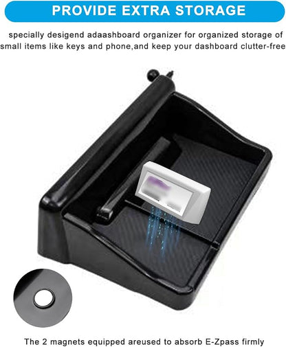 Car Phone Holder for Honda CRV/CR-V Accessories 2023 2024 2025 2026 Cell Phone Holder for Most Smartphones with Dash Organizer Auto Interior Accessories Hands-Free 360 Degree Rotation
