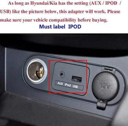 Audio Bluetooth Transmitter/Receiver, Car Aux Adapter for Music Streaming Sound System, Fit K-I-A, H-yundai Car Stereo Compatible for i7 X XS Max XR 8Plus 5 6 i-Pad Smartphone