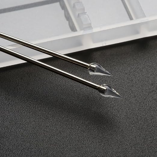 ESD Safe Anti-Static Gel Swabs for Electronics Cleaning - Stainless Steel Handle, Non-Abrasive Tips for Camera Sensor, PCB, Computer Chips, Circuit Boards | 10-Pack, No Residue, Lab Use