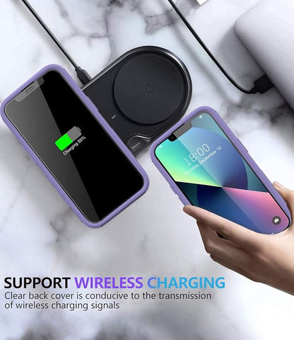 Diverbox for iPhone Xr Case [Shockproof] [Dropproof] [Dust-Proof],Heavy Duty Protection Phone Case Cover for Apple iPhone XR (Purple)