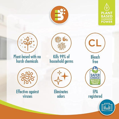 Boulder Clean Disinfecting Wipes, Sugared Lemon Scent, Disinfecting Surface Wipes, Cleans & Deodorizes, No Harsh Chemicals, Moisture-Lock Lid, Biodegradable, 72 Count (Pack of 12)