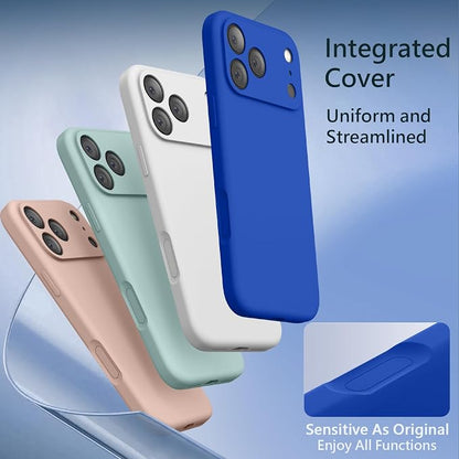 FireNova Magnetic for iPhone 17 Pro Max Case, Compatible with MagSafe, [Integrated Silicone Camera Control Button] [Camera Protection] Anti-Scratch Microfiber Lining Phone Case, 6.9", Klein Blue