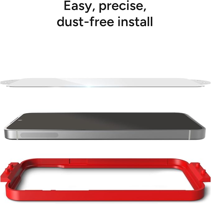 ZAGG Glass Elite Samsung Galaxy S25 Ultra Screen Protector – Ultra-Strong Tempered Glass, Scratch-Resistant, EZ Apply Installation, InvisibleShield, Made with Recycled Materials