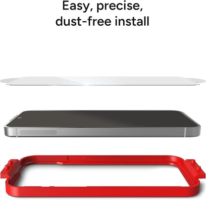 ZAGG Glass Elite Samsung Galaxy S25 Ultra Screen Protector – Ultra-Strong Tempered Glass, Scratch-Resistant, EZ Apply Installation, InvisibleShield, Made with Recycled Materials