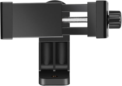 Neewer Smartphone Holder Phone Tripod Mount Compatible with iPhone 16 15 Pro Max Plus 14 13 12 Mini Samsung Galaxy S24 S23 Ultra, Cell Phone Clip Vertical Bracket Adapter for Tripod with 1/4" Screw