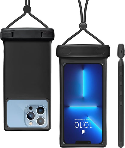 wellhouse 3D Waterproof Phone Pouch with Lanyard,Premium TPU100FT Deep Waterproof Phone Case for iPhone 17 16 15 14 13 12 Pro Max XS Samsung,Snorkeling, Surfing, Kayaking,Skiing,Hot Springs