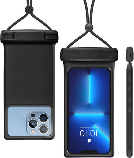 wellhouse 3D Waterproof Phone Pouch with Lanyard,Premium TPU100FT Deep Waterproof Phone Case for iPhone 17 16 15 14 13 12 Pro Max XS Samsung,Snorkeling, Surfing, Kayaking,Skiing,Hot Springs
